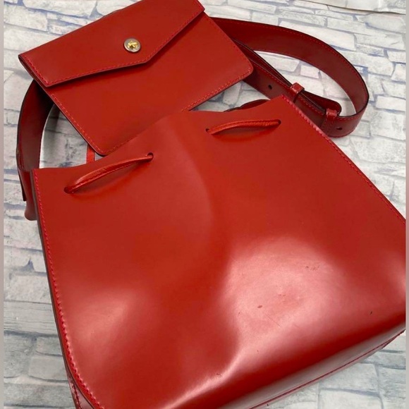 Salvatore Ferragamo vintage reddish/brown (rust) Leather crossbody bag Rank A - Picture 2 of 14